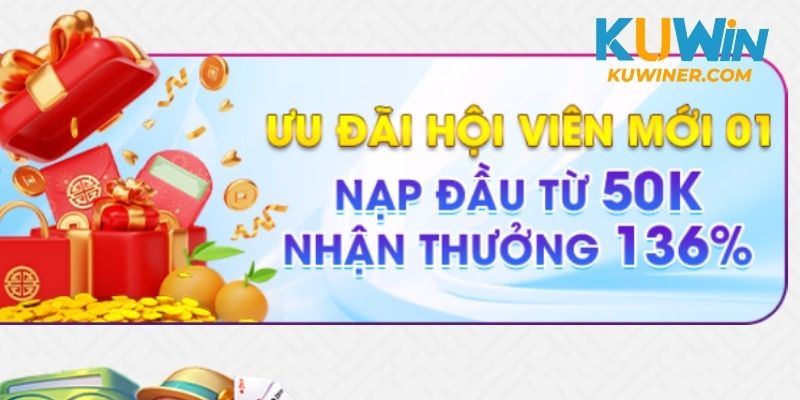 Khuyến mãi tặng thưởng hội viên mới 01